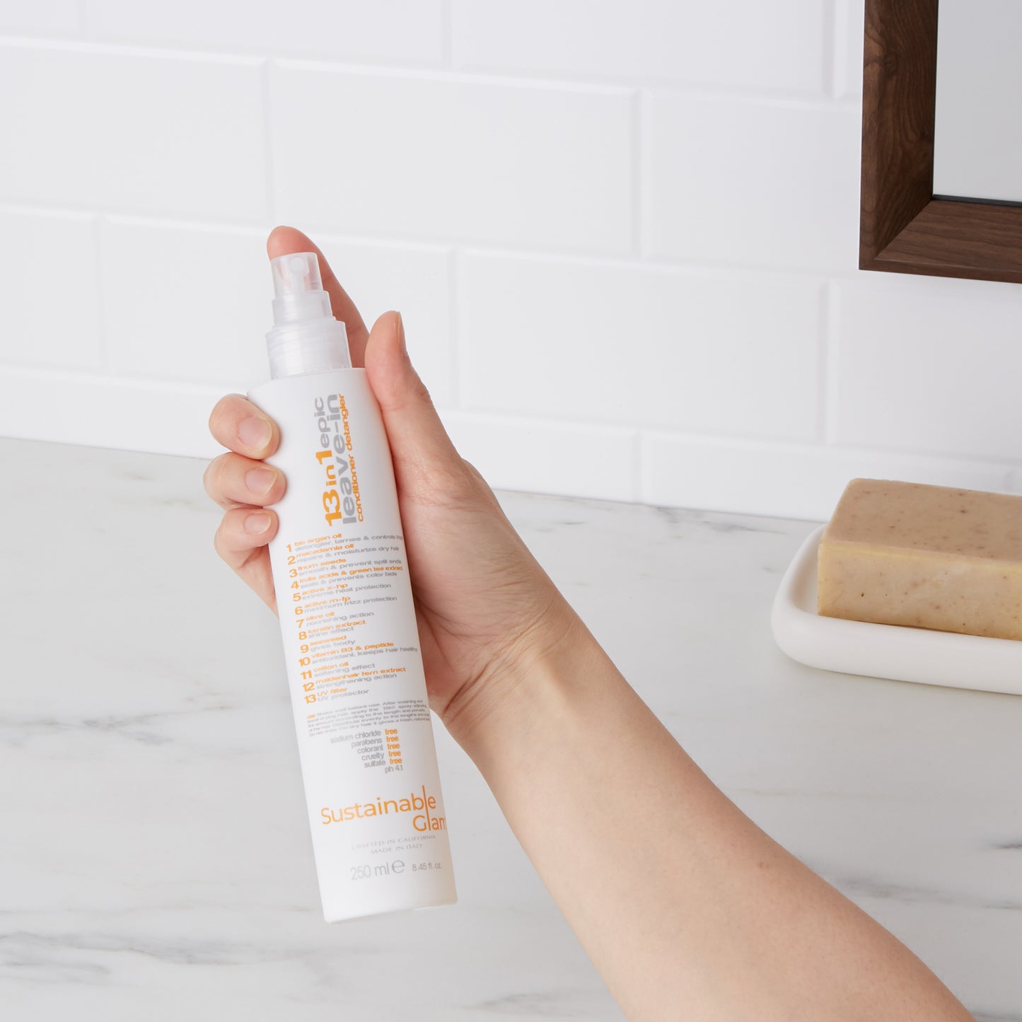 13in1 Epic Leave-in Conditioner Detangler Spray with Argan Oil and Keratin
